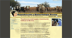 Desktop Screenshot of biotecnologiabovina.com